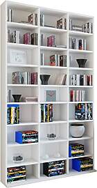 VCM Holzregal stehend | platzsparender CD-Schrank