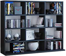 VCM Holzregal stehend | platzsparender CD-Schrank