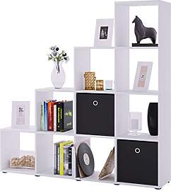 VCM Holzregal stehend | platzsparendes Regal |