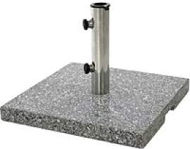 VCM Schirmständer grau Granit B/H/T: ca. 45x35x45 