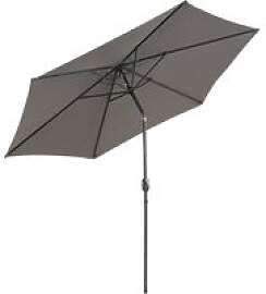 VCM Sonnenschirm anthrazit Polyester-Mischgewebe