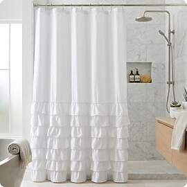 VCNY Home Melanie Shower Badezimmer-Duschvorhang