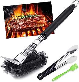 VDISRR Grillbürste, Grillbürste für Gussrost,