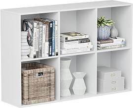 VDNEND Bücherregal Holz mit Geschlossener