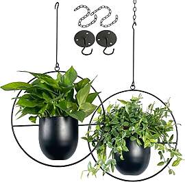 VDYXEW Metall Blumentopf hängend ，Hängende