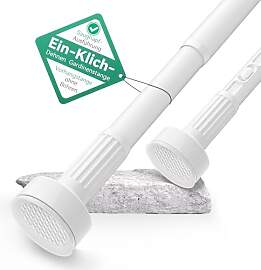 VECTO Klemmstange für Gardinen 70-120cm Klemm