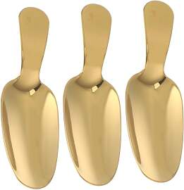 Veemoon 3-teiliges Set Goldene Löffel - Mini