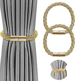 VEGCOO Magnetische Vorhang Raffhalter Vorhang