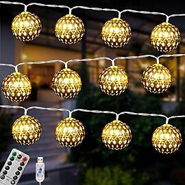 Vegena 30 LED Lichterkette Marokkanisch -