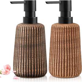 Vegena Keramik Seifenspender: 2 Stück Vintage