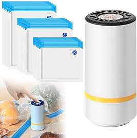 Vegena Vakuumierer Mit 15 Vakuumbeuteln,