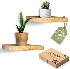 VELONT Wandregal eckig - 15x15cm - 2er Set -