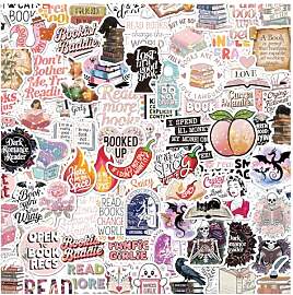 VelvetGlow 150 Pcs Bookish & Romance Book