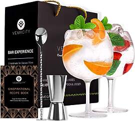 Vemacity Premium Gin Gläser 2er Set | 2
