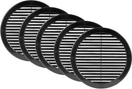 Vent Systems ø200mm 5 Stück Schwarz