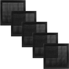 Vent Systems 300 x 300 mm - 5 Stück - Schwarz