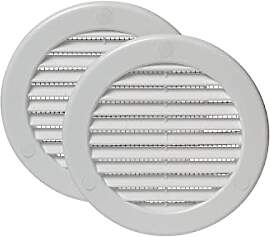 Vent Systems Lüftungsgitter 100 mm - 2 Stück -