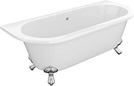 Vente-unique - Freistehende Badewanne mit Füßen