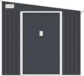 Vente-unique - Gartenhaus aus Metall, verzinkter