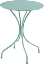 Vente-unique - Gartentisch rund - D. 60 cm -
