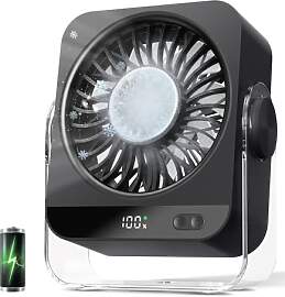 Ventilator Akku mit Eiskühlung, 4000mAh