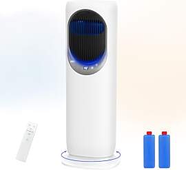 Ventilator mit Heizlüfter und Luftkühler, 2-in-1 