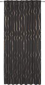 Verdunkelungsvorhang Glamour Schwarz ca. 140x245cm