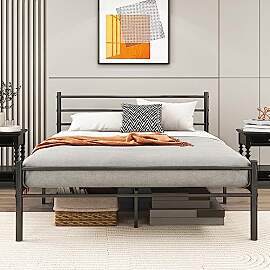 VERFARM Metallbett mit Lattenrost