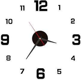 Vernisassize Wanduhr Kleben Groß Modern 3D DIY