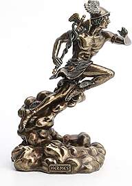 Veronese Design Polyresin Griechischer Gott Hermes 