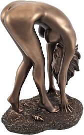 Veronese Statue Nackte Frau, bronzefarben,