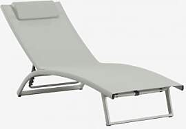Verstellbare Aluminium-liege Mit Dulem-kissen