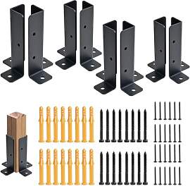 Verstellbare Deckpfosten-Ankerbasis-Halterungen,