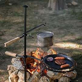 Verstellbarer Schwenkbarer Lagerfeuer-Grill,