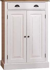 Vertiko im Landhauslook - Eichenplatte shabby chic