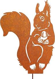 Vesaneae Rostiges Eichhörnchen, Gartenstecker