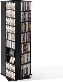 VEVOR DVD-Drehregal mit 34 Fächern, Einstellbares 