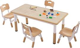 VEVOR Kindersitzgruppe Kindertisch, 4