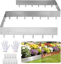 VEVOR Rasenkante, 10er-Pack, 100x23 cm