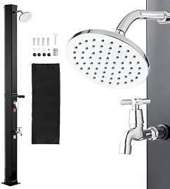 VEVOR Solardusche 35 L, Solar Gartendusche 2160 mm 