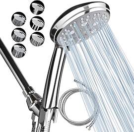 VewePata Hochdruck-Wassersparbrause mit 1,5 m