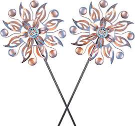 VEWOGARDEN 2 x Metall-Windspiele, wasserdichte