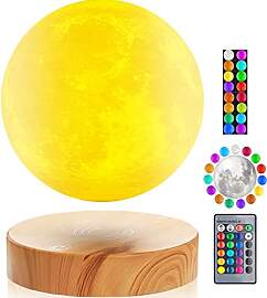 VGAzer Schwebende Mondlampe 16 Farben Magnetisches 