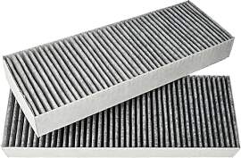 vhbw 2x Aktivkohlefilter Ersatz für Bora