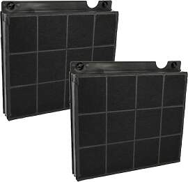 vhbw 2x Aktivkohlefilter kompatibel mit Elica REEF 