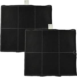 vhbw 2x Aktivkohlefilter kompatibel mit Siemens