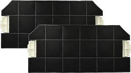 vhbw 2x Aktivkohlefilter kompatibel mit Siemens