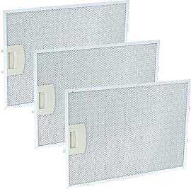 vhbw 3x Filter Metallfettfilter Dauerfilter