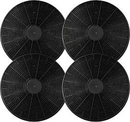 vhbw 4x Aktivkohlefilter Ersatz für Bomann