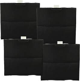 vhbw 4x Aktivkohlefilter Ersatz für Neff Z5131X1, 